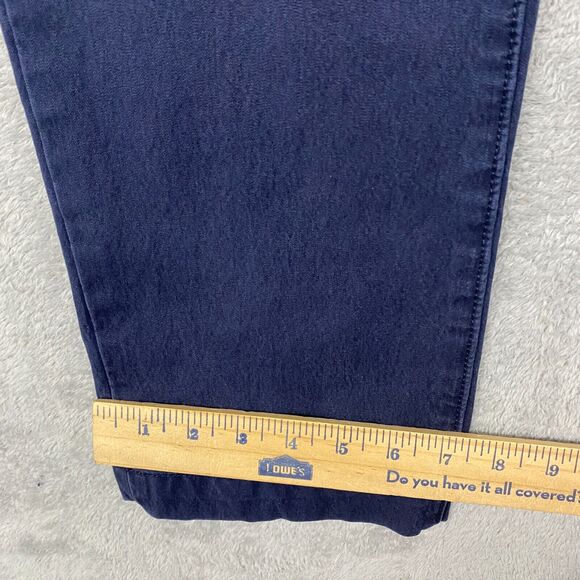 Levis Pants Mens 34x32 Blue Performance Stretch Comfort Mid Rise Straight Leg - Picture 8 of 14